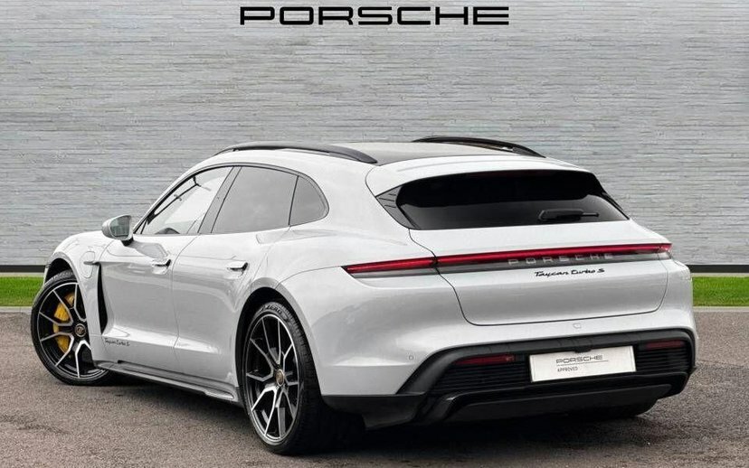 Porsche Taycan Performance Plus 93.4Kwh Turbo S Sport Turismo HX72YYH Grey #3
