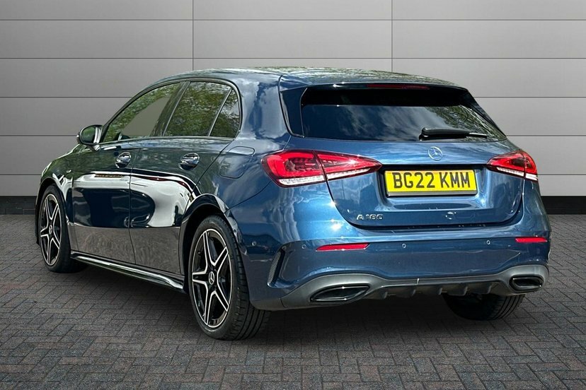 Mercedes-Benz A Class A180 Amg Line Edition Executive Hatchback BG22KMM Blue #2