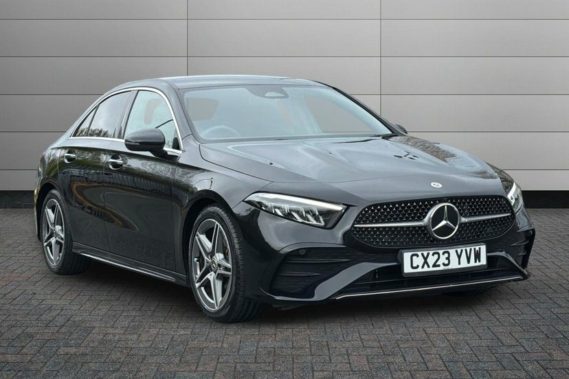 Mercedes-Benz A Class A180 Amg Line Executive Saloon Black