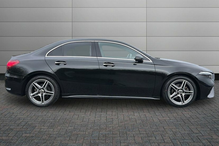 Mercedes-Benz A Class 1.3 A180h Mhev Amg Line Executive Saloon Pet CX23YVW Black #3