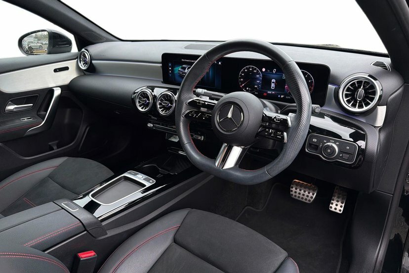Mercedes-Benz A Class 1.3 A180h Mhev Amg Line Executive Saloon Pet CX23YVW Black #5