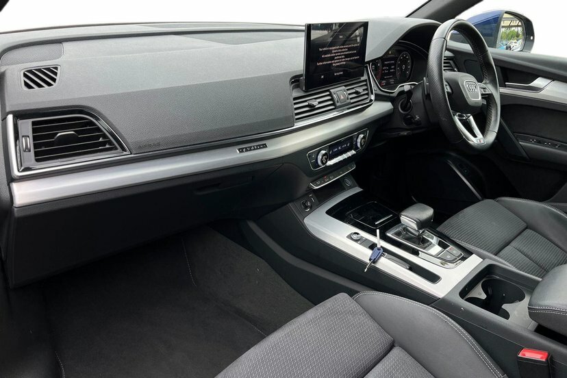 Audi Q5 2.0 Tfsi 45 S Line Suv S Tronic Quattro WU23NPJ Blue #2