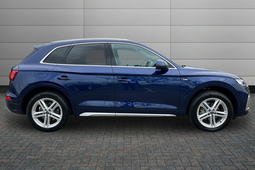 Audi Q5 2.0 Tfsi 45 S Line Suv S Tronic Quattro WU23NPJ Blue #4