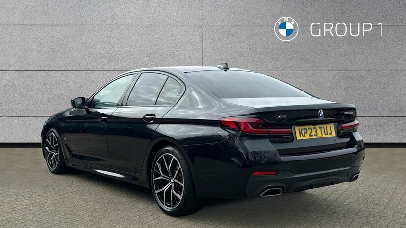 BMW 5 Series 530D Xdrive M Sport Saloon KP23TUJ Black #2