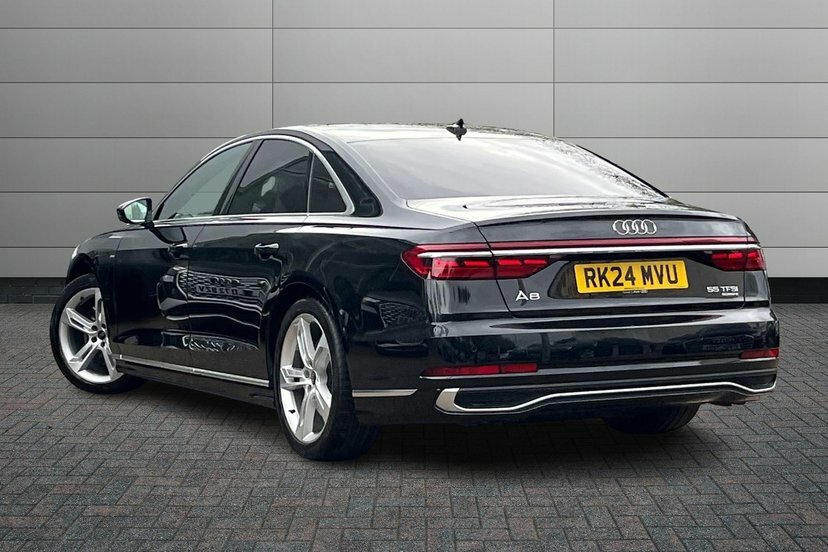 Audi A8 3.0 Tfsi V6 55 S Line Saloon Tiptronic Black #3