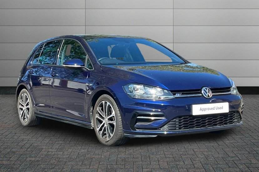 Volkswagen Golf 2.0 Tdi R-line Hatchback Dsg 150 Ps Blue