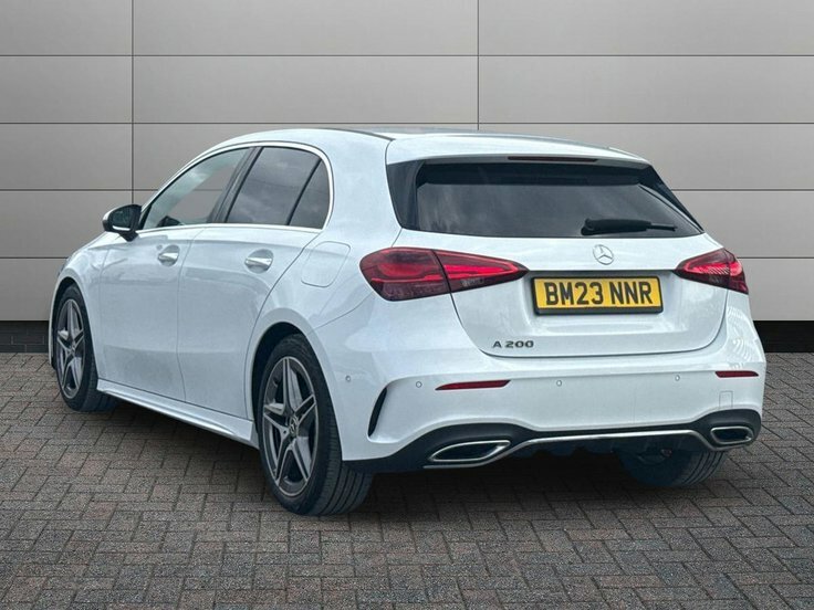 Mercedes-Benz A Class 1.3 A200h Mhev Amg Line Executive Hatchback BM23NNR White #4