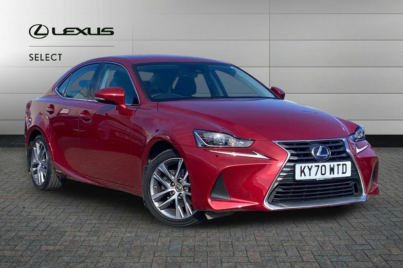 Lexus IS 2.5 300H Saloon Hybrid E-cvt 223 Ps Red
