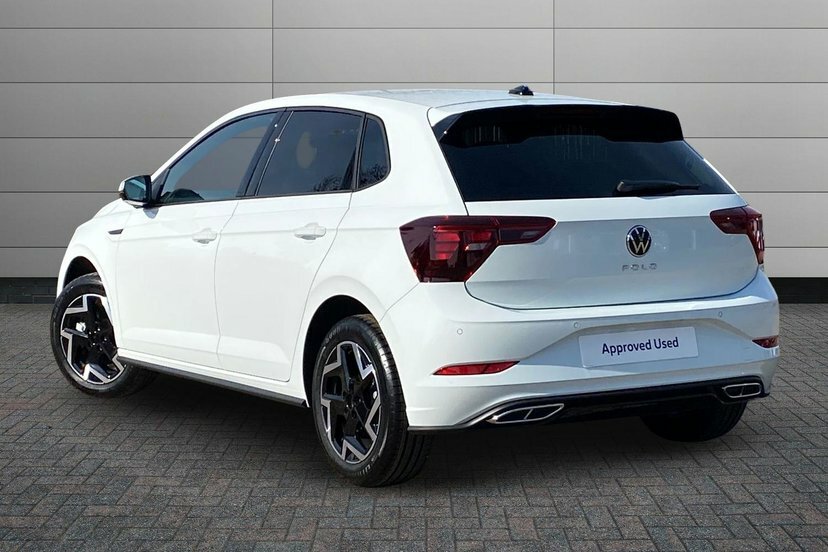 Volkswagen Polo 1.0 Tsi R-line Hatchback Dsg 115 Ps DV26OOD White #3