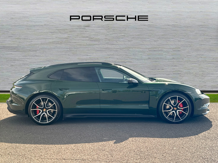 Porsche Taycan Performance Plus 105Kwh Black Edition 4S Sport Tur HY26YGC Green #3