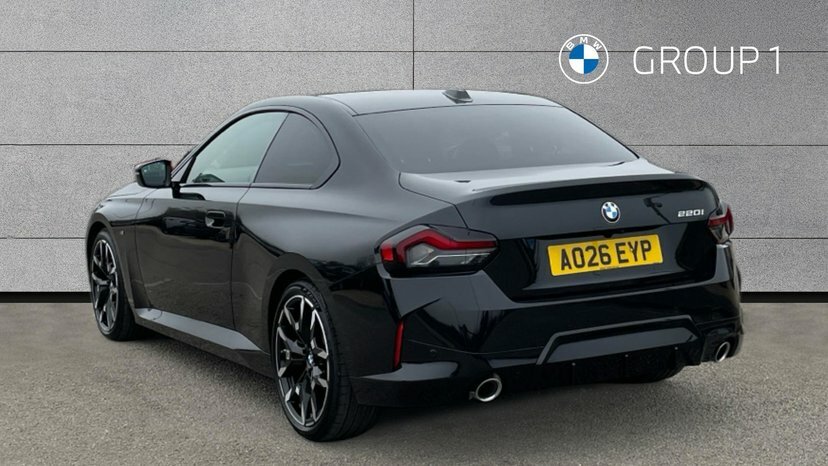 BMW 2 Series Gran Coupe 220I M Sport Coupe AO26EYP Black #2