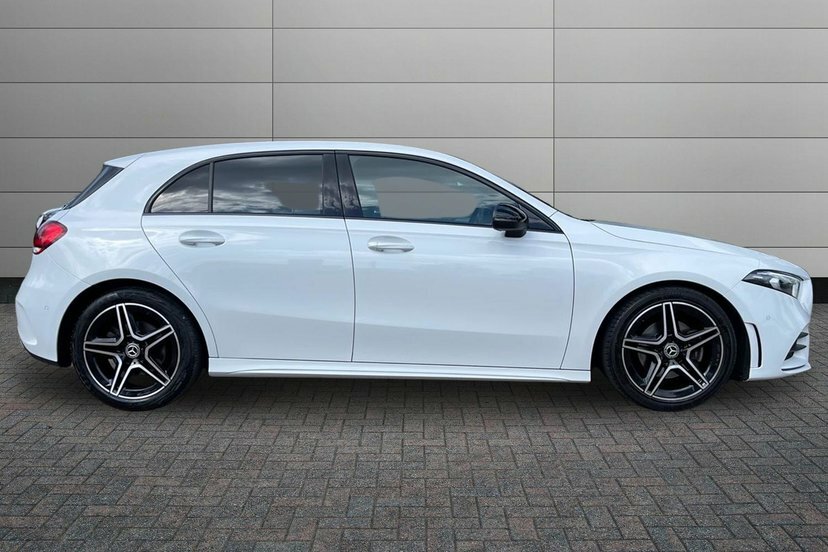 Mercedes-Benz A Class A200 Amg Line Executive Hatchback KN23YVT White #3