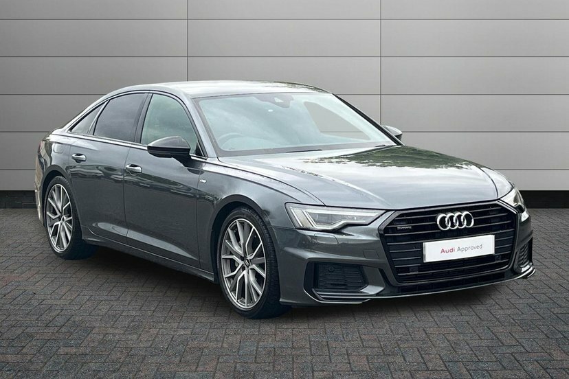 Audi A6 Saloon 2.0 Tfsi 45 Black Edition Saloon S Tron Grey