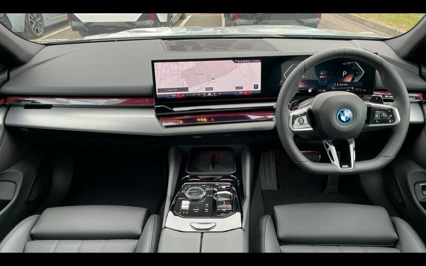 BMW 5 Series 530E M Sport Pro Saloon KM26DPZ Grey #4