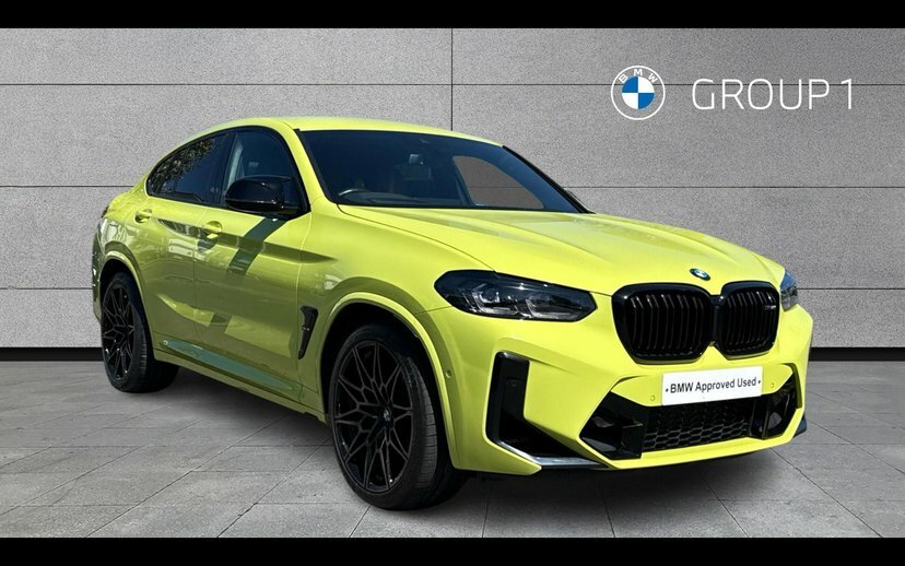 BMW X4 M X4 M Competition Yellow