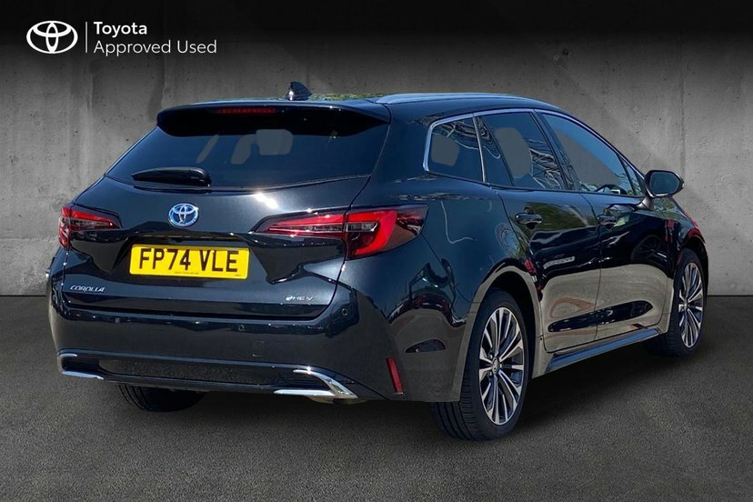 Toyota Corolla 1.8 Vvt-h Design Touring Sports Hybrid FP74VLE Black #2