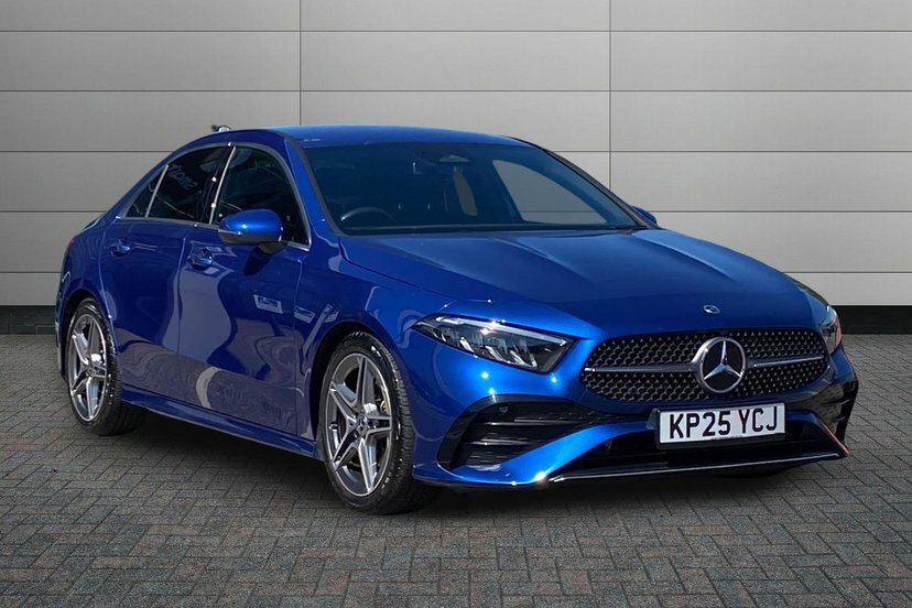 Mercedes-Benz A Class A180h Mhev Amg Line Premium Saloon Hybrid Blue