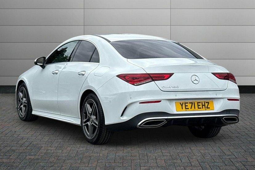 Mercedes-Benz CLA Class 1.3 Cla180 Amg Line Premium 2 Coupe 7 YE71EHZ White #2