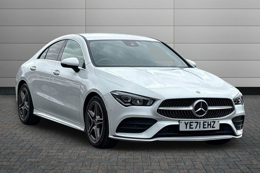 Mercedes-Benz CLA Class Cla180 Amg Line Premium Coupe White