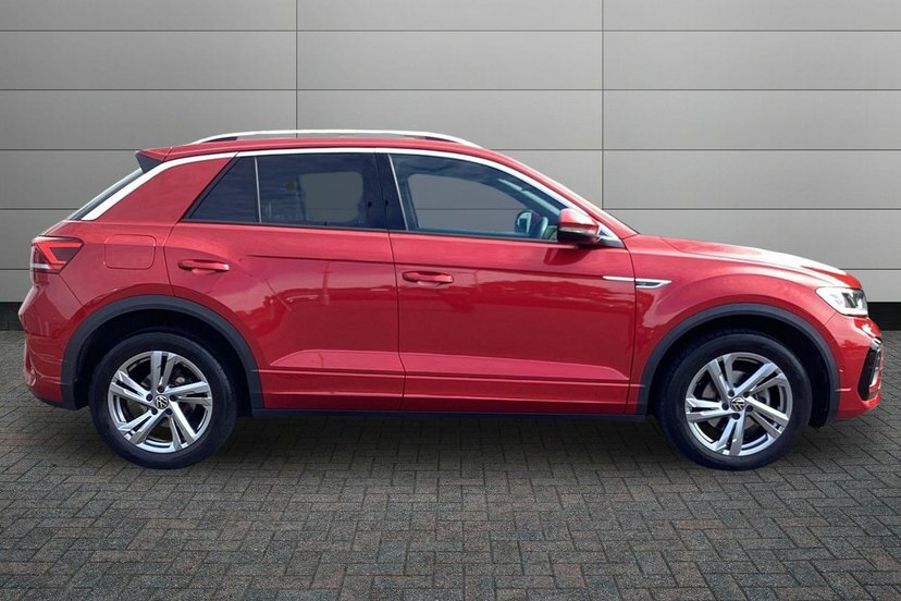 Volkswagen T-Roc 1.5 Tsi R-line Suv Dsg 150 Ps AY23ZBW Red #4