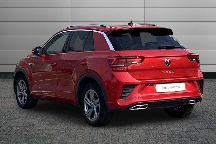 Volkswagen T-Roc 1.5 Tsi R-line Suv Dsg 150 Ps AY23ZBW Red #3