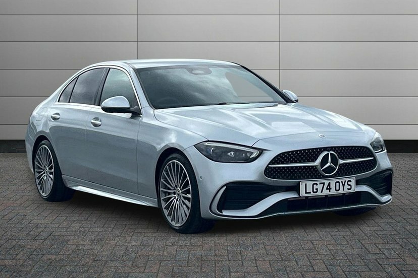 Mercedes-Benz C Class C200h Mhev Amg Line Premium Saloon Silver