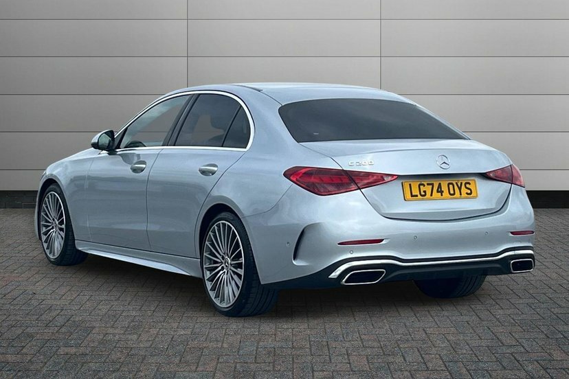 Mercedes-Benz C Class C200h Mhev Amg Line Premium Saloon Silver #2