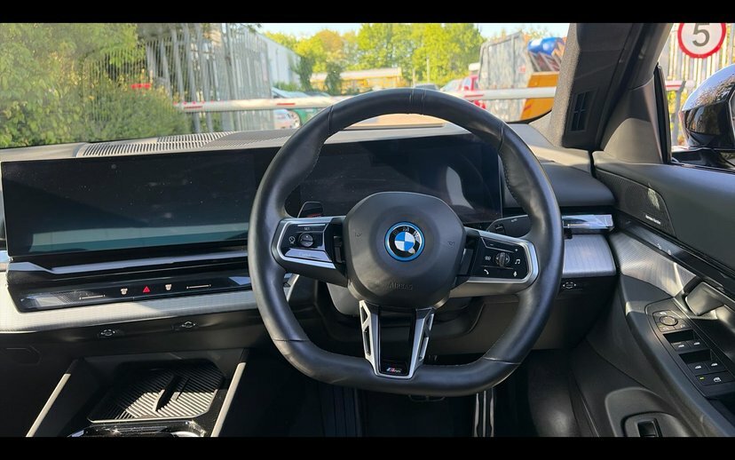 BMW i5 I5 Edrive40 M Sport Saloon DY24RFN Black #5
