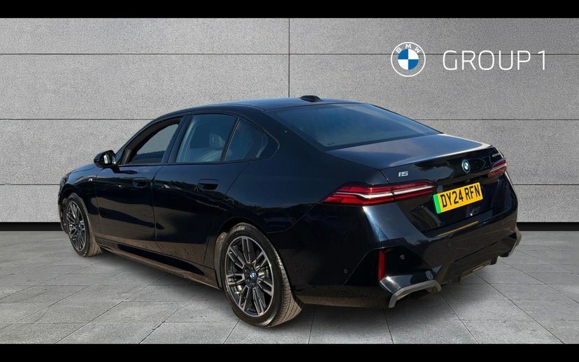 BMW i5 I5 Edrive40 M Sport Saloon DY24RFN Black #2