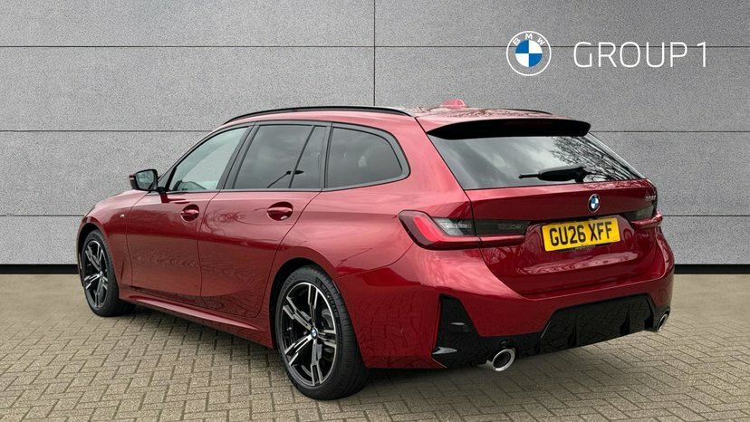 BMW 3 Series 320I M Sport Touring GU26XFF Red #2