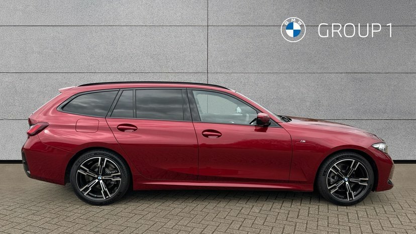 BMW 3 Series 320I M Sport Touring GU26XFF Red #3