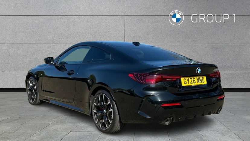 BMW 4 Series Gran Coupe 420I M Sport Coupe GY26NND Black #2