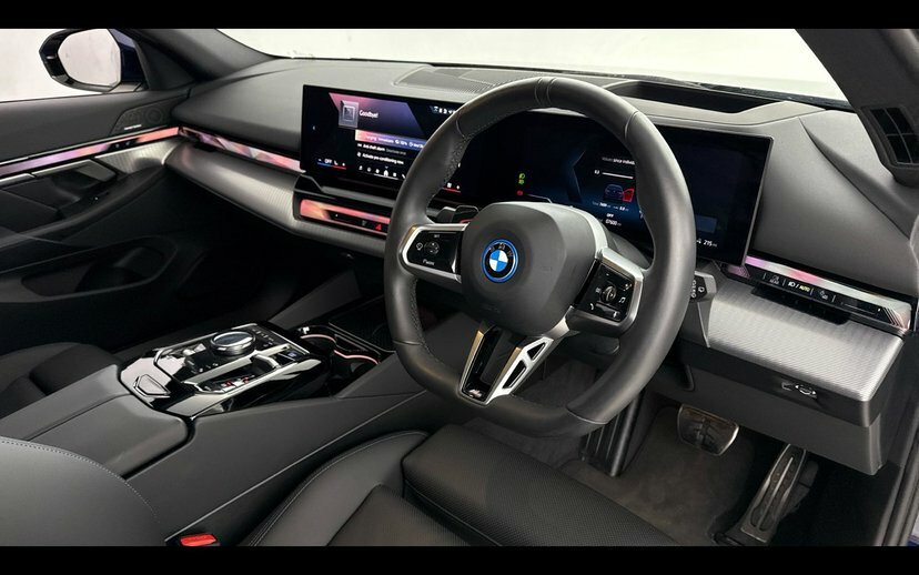 BMW i5 I5 Edrive40 M Sport Touring YJ75OUM Blue #6