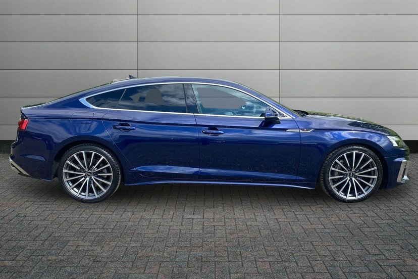 Audi A5 2.0 Tfsi 45 S Line Sportback S Tronic Q GX23XFD Blue #4