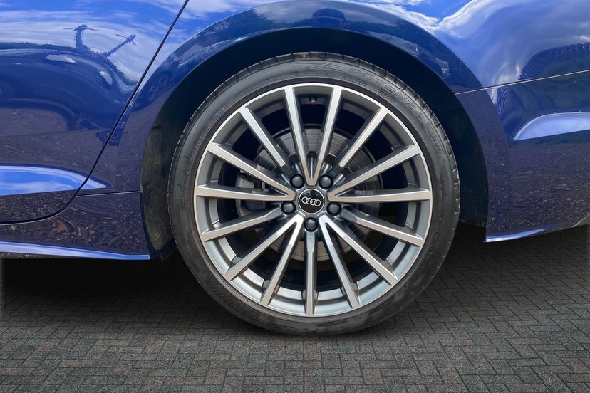 Audi A5 2.0 Tfsi 45 S Line Sportback S Tronic Q GX23XFD Blue #5