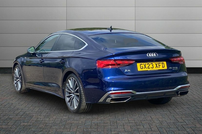 Audi A5 2.0 Tfsi 45 S Line Sportback S Tronic Q GX23XFD Blue #3