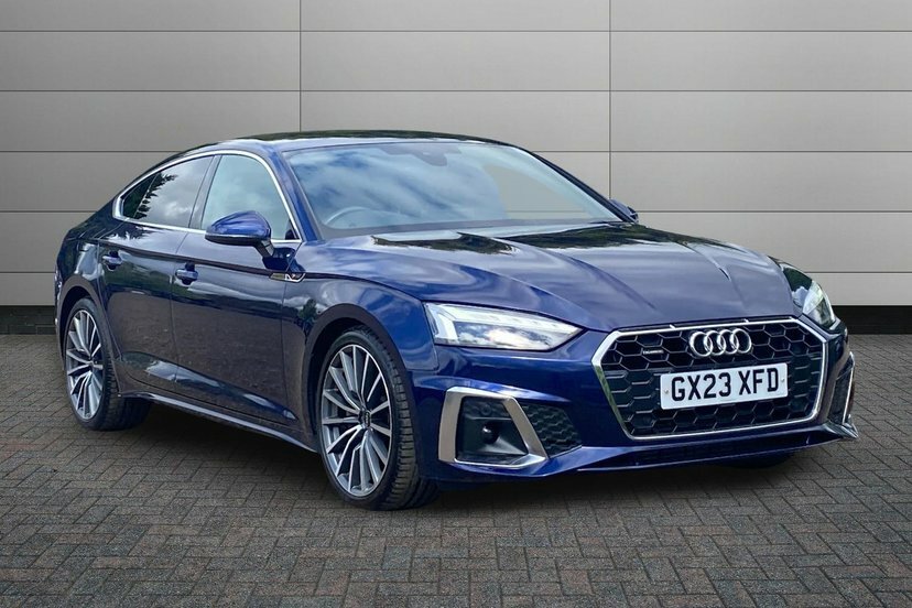 Audi A5 2.0 Tfsi 45 S Line Sportback S Tronic Q Blue