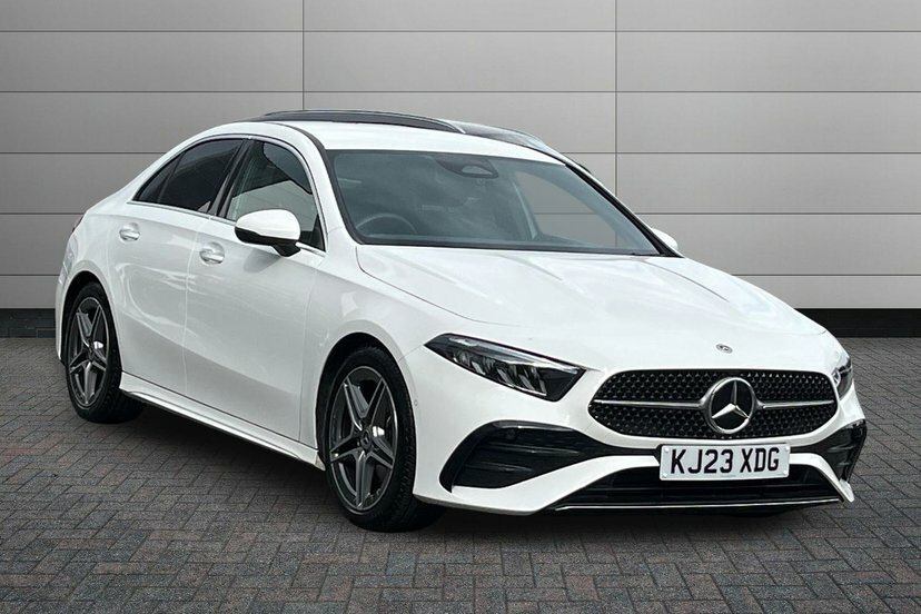 Mercedes-Benz A Class 2.0 A200d Amg Line Executive Saloon 8 White