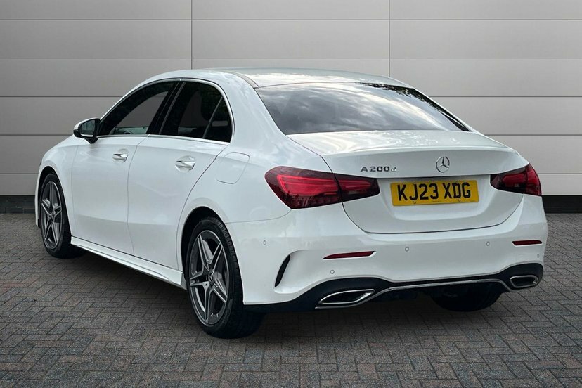 Mercedes-Benz A Class 2.0 A200d Amg Line Executive Saloon 8 White #2