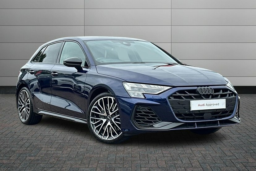 Audi S3 2.0 Tfsi Black Edition Sportback S Tron Blue