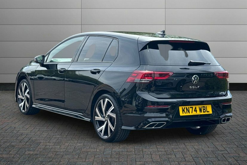 Volkswagen Golf 1.5 Etsi Mhev R-line Hatchback Hybrid D Black #3