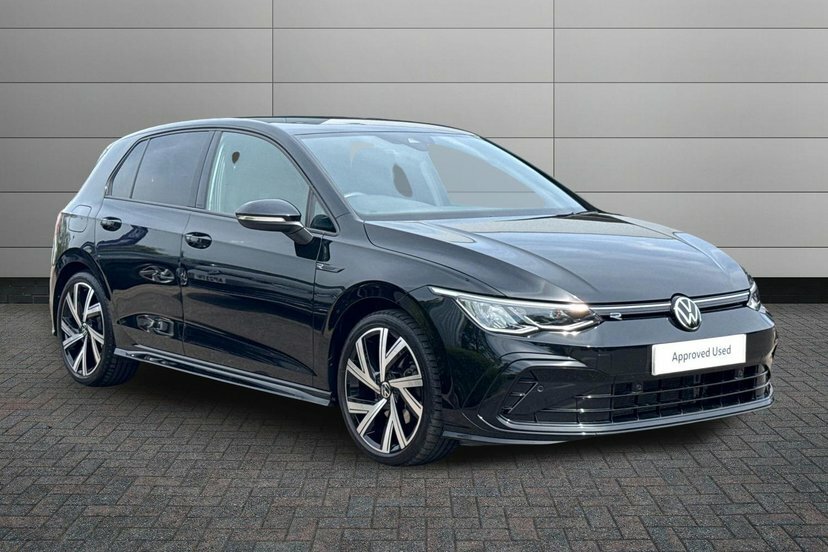 Volkswagen Golf 1.5 Etsi Mhev R-line Hatchback Hybrid D Black