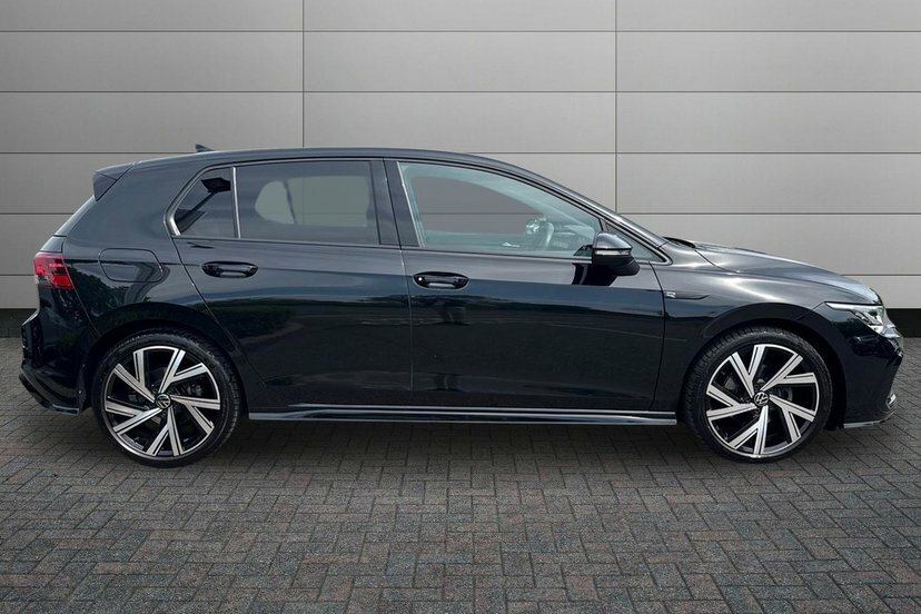 Volkswagen Golf 1.5 Etsi Mhev R-line Hatchback Hybrid D Black #4