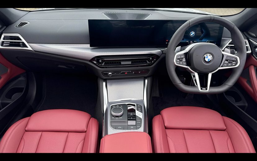 BMW 4 Series 420I M Sport Convertible GY26UUW White #4