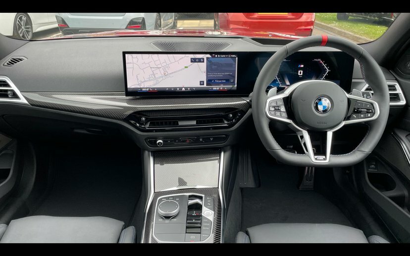 BMW 3 Series M340i Xdrive Touring Red #4