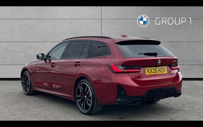 BMW 3 Series M340i Xdrive Touring Red #2