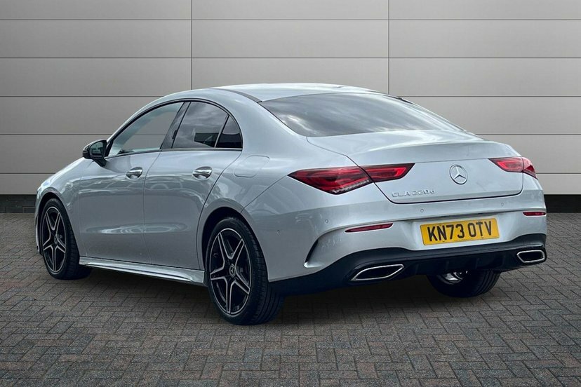 Mercedes-Benz CLA Class Cla220d Amg Line Premium Coupe Silver #2