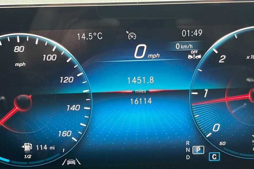 Mercedes-Benz CLA Class Cla220d Amg Line Premium Coupe Silver #6