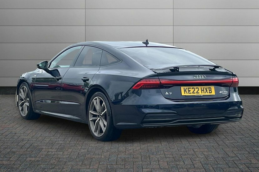 Audi A7 2.0 Tdi 40 Black Edition Sportback S Tr Blue #3