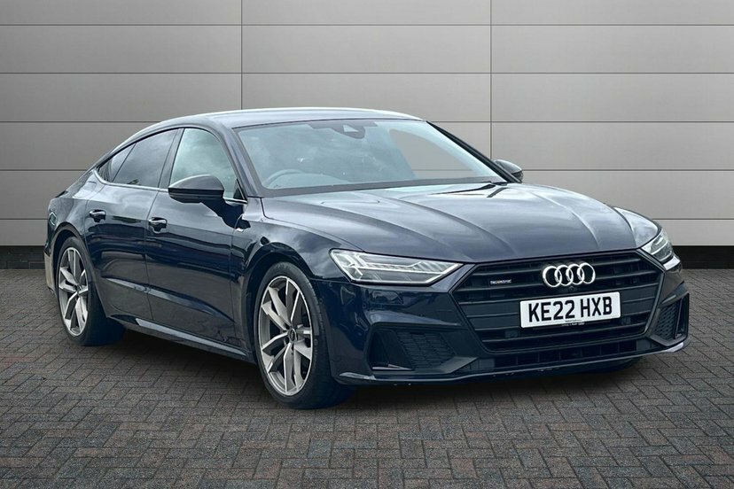 Audi A7 2.0 Tdi 40 Black Edition Sportback S Tr Blue